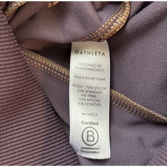 Athleta Shanti Salutation Jacket Powervita Womens Small Purple Activewear Yoga - Picture 10 of 11